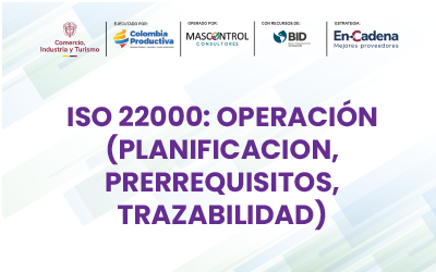 ISO 22000: Operación (Planificacion, prerrequisitos, trazabilidad)