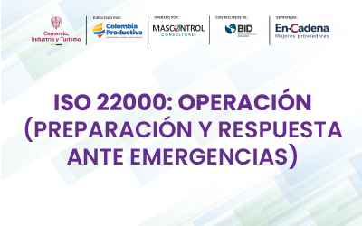 ISO 22000: Operación (Preparación y respuesta ante emergencias)