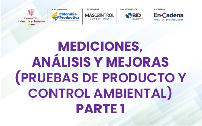 Mediciones, análisis y mejoras (Pruebas de producto y control ambiental) Parte 1