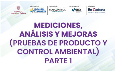 Mediciones, análisis y mejoras (Pruebas de producto y control ambiental) Parte 2