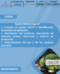 Pasos previos 1,2,3 HACCP